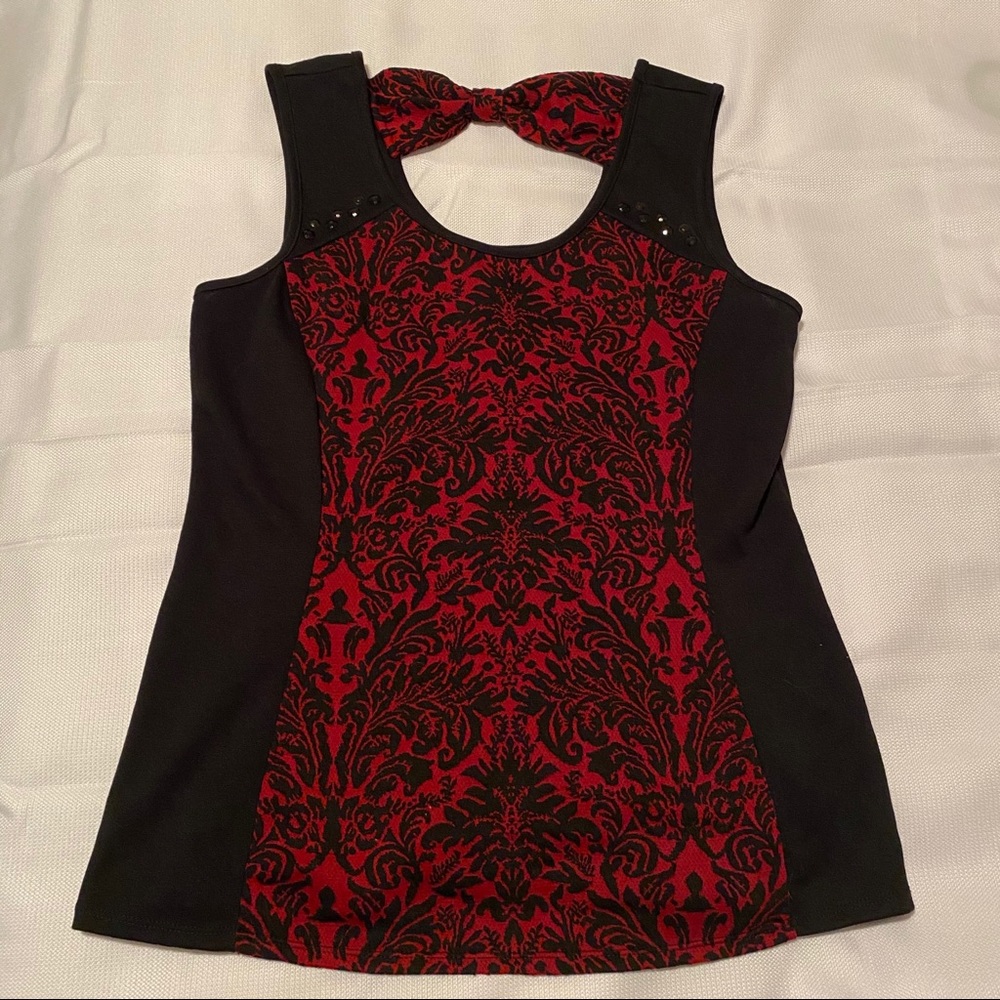 Maurices Damask Print Sleeveless Tank Top